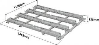 4-bike-cycle-rack with measurements